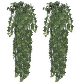 vidaXL 2 pcs Artificial Ivy Bush 90 cm Green