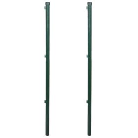 vidaXL Fence Posts 2 pcs 170 cm