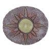 Sun Glowing Stepping Stone - Outdoor Garden Decor with Solar Powered LED Lights