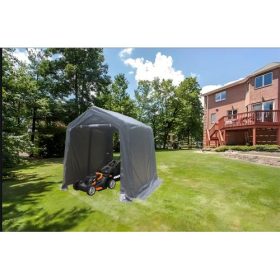 7x8 Ft Outdoor Portable Gazebo Storage Shelter Shed With 2 Roll Up Zipper Doors & Vents Carport For Motorcycle Waterproof And UV Resistant Anti-S