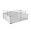 Cold Frame 4 Lids 3' 6" x 1' 4" x 3' 7"