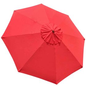 10FT Umbrella Cover Replacement Red