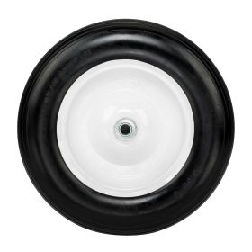 14.2" Tool Car PU Solid Foaming Wheel Black