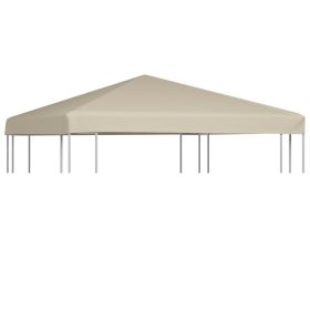 Gazebo Top Cover 0.68lb/m² 118.1inx118.1in Beige