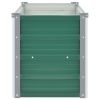Garden Raised Bed Galvanized Steel 39.4"x15.7"x17.7" Green