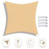 18'x18' Square Sun Shade Sail/Sand