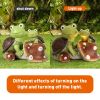 [only for pickup with a prepaid label]Garden Statue Cute Frog Face Turtles Figurines,Solar Powered Resin Animal Sculpture with 3 Led Lights for Patio