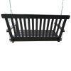 Front Porch Swing with Armrests, Wood Bench Swing with Hanging Chains,for Outdoor Patio ,Garden Yard, porch, backyard, or sunroom,Easy to Assemble
