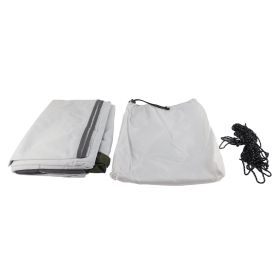 New Sand Sun Shade Sail Sunscreen Rectangle Polyester Awning Canopy Outdoor Garden Patio 3*4m