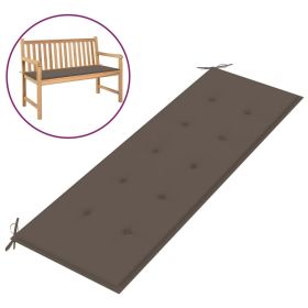 Garden Bench Cushion Taupe 59.1inx19.7inx1.6in