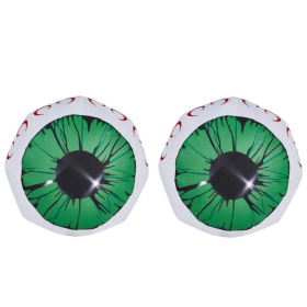 2 Packs Halloween Inflatables Large Set Of Lighted Eyes Decoration, 3FT Blow Ups Green Eyes For Yard, Inflatable Halloween Decor Outdoor With LED (Option: Style1)