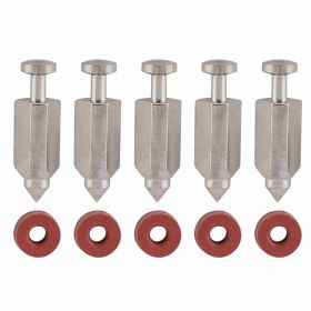 5pcs Carburetor Carb Needle Seat Gasket Repair Kit for 398188 (Option: as picture)