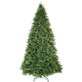 4ft PE PVC Hybrid Automatic Tree Steel Wire Wire Artificial Christmas Tree (Color: Green)