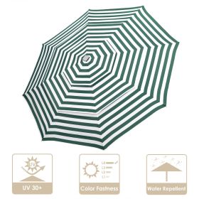 10FT Tiers Umbrella Cover Replacement (Color: As Picture)
